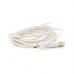Дата кабель USB 2.0 AM to Micro 5P 2.0m white Voltronic (USB2AMMicW/05104)