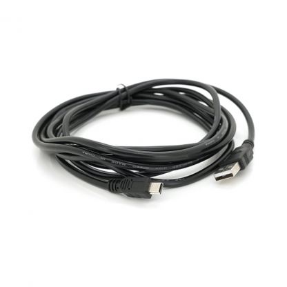 Дата кабель USB 2.0 AM to Mini 5P 3.0m black Voltronic (YT-C/AM-3MnB/5446)