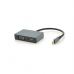 Концентратор Voltronic USB-C 2-in-1 HDMI + VGA 0.23m silver (YT-HTC2in1)