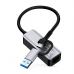 Адаптер USB-C + USB A to RJ45 Ethernet 1000Mbps ColorWay (CW-AD-CRG)