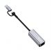 Адаптер USB-C + USB A to RJ45 Ethernet 1000Mbps ColorWay (CW-AD-CRG)