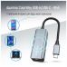 Адаптер USB-C + USB A to RJ45 Ethernet 1000Mbps ColorWay (CW-AD-CRG)