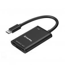 Зчитувач флеш-карт ColorWay USB-C to USB 3.0/SD/MicroSD (CW-CR-02)