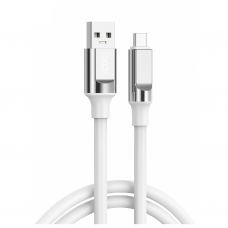 Дата кабель USB 2.0 AM to USB-C 1.0m 6A silicone white XO (NB251_C_White)