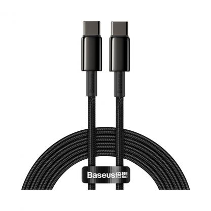 Дата кабель USB-C to USB-C 2.0m 100W black Baseus (CATWJ-A01)