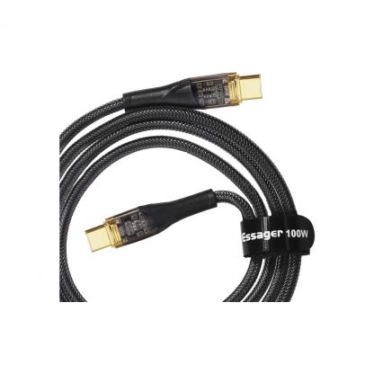 Дата кабель USB-C to USB-C 1.0m 100W black Essager (EXCTT1-XJ01-P)