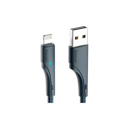 Дата кабель USB 2.0 AM to Lightning 1.0m 2.4A black Essager (EXCL-LS01)