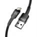 Дата кабель USB 2.0 AM to Lightning 2.0m 2.4A black Essager (EXCL-XCA01)