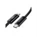 Дата кабель USB-C to USB-C 1.0m Thunderbolt 4 240W 8K60Hz black Essager (EXCTT4-PL01-P)