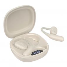 Навушники Choetech Open-ear з LED дисплеєм Beige (BH-T25-SK)