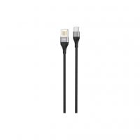 Дата кабель USB 2.0 AM to USB-C 1.0m 2.4A double-sided NB188 gray XO (6920680879700)