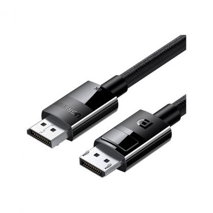Кабель мультимедійний DisplayPort M to DisplayPort M 5.0m V1.4 braided DP114 black UGREEN (80394)