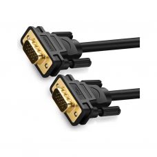 Кабель мультимедійний VGA M to VGA M 3.0m VG101 black UGREEN (11631)