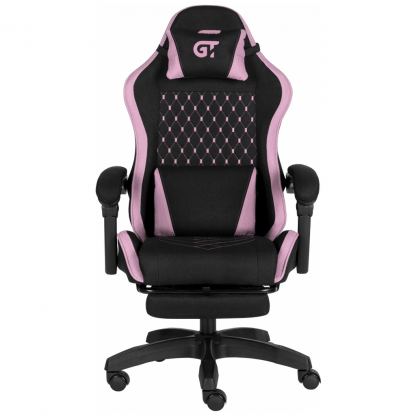 Кресло игровое GT Racer X-2339 Black/Pink (X-2339 Fabric Black/Pink)
