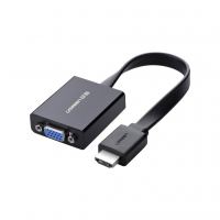 Переходник HDMI M to VGA F + 3.5mm + Micro USB black Ugreen (40248)