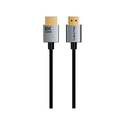 Кабель мультимедийный HDMI M to HDMI M 2.0m V2.1 8K60Hz Cabletime (CA915910)