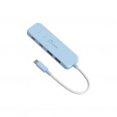 Концентратор J5create USB-C to 2xUSB-A + 2xUSB-C 3.2 10Gbps cyan (JCH342EC-N)
