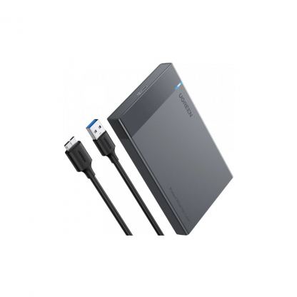 Кишеня зовнішня Ugreen USB 3.0 to M.2 SATA SSD US221 black (30848)