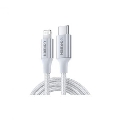 Дата кабель USB-C to Lightning 1.0m 3A 60W US304 white Ugreen (70523)