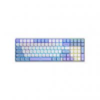 Клавіатура Aula S100pro RGB KRGD Red Switch Wireless/Bluetooth/Type-C UA White/Blue (6948391205762)