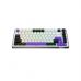 Клавіатура Hator Hellyberry HK75 Mechanical Linear RGB Wireless/Bluetooth/USB UA White/Violet (HK75_wireless)