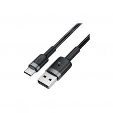 Дата кабель USB 2.0 AM to USB-C 1.2m 60W black Acefast (6974316285144)
