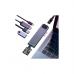Концентратор Baseus USB-C Thunderbolt 7-in-1 2xUSB 3.0 + 1xUSB-C PD + HDMI 4K60Hz + SD/TF + 1xRJ45 1000Mbps gray (CAHUB-L0G)