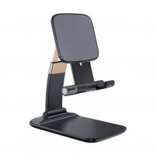 Подставка для планшета и телефона Knight Foldable Desk Mobile Phone Holder Stand (Plastic) Black Essager (EZJZM-QSSJ01)