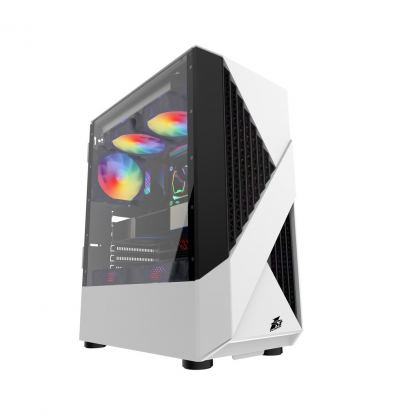 Корпус для ПК 1stPlayer F3-A-WH-4F1-PS-600FK-EU
