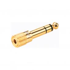 Переходник 6.5mm M to 3.5mm F gold Ugreen (20503)