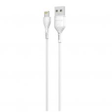 Дата кабель USB 2.0 AM to Lightning 2.0m 2A white Grand-X (PL-02W)