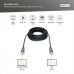 Кабель мультимедійний HDMI M to HDMI M 15m 4K AOC hybrid-fiber black Digitus (AK-330125-150-S)