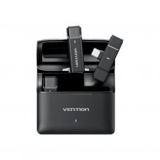Микрофон Vention USB-C 2-Pack Wireless Lavalier with Charging Case (NCAB0)