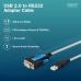 Кабель для передачи данных Digitus USB to COM M 1.8m RS232 FTDI black (DA-70170)