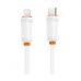 Дата кабель USB-C to Lightning 1.0m 27W white XO (XO-CB-300CL-WH)