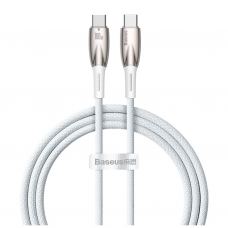 Дата кабель USB-C to USB-C 1.0m 100W white Baseus (CADH000702)