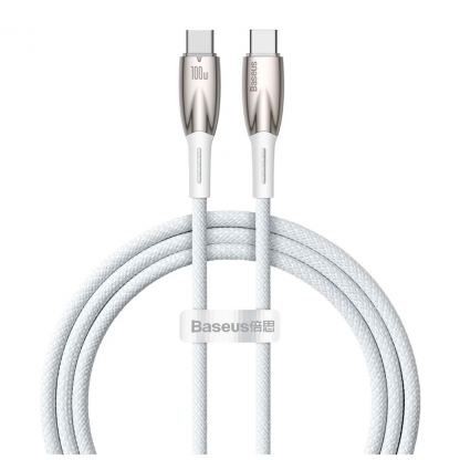Дата кабель USB-C to USB-C 1.0m 100W white Baseus (CADH000702)