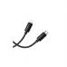 Дата кабель USB-C to Lightning 1.0m PD30W silicone BX123 Leya black BOROFONE (6941991124174)