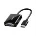 Переходник HDMI M to VGA F 1920x1080 60Hz black Ugreen (UGR-90813)