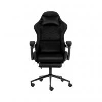 Кресло игровое GT Racer X-2338 Black (X-2338 Fabric Black/Black Suede)
