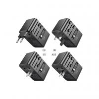 Мережевий фільтр живлення HOCO AC18A 1 роз, 2 USB, USB-C, 35W, 1,5м, Black (AC18AB)