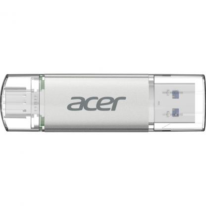 USB флеш накопичувач Acer 32GB UP300 Silver USB 3.2/Type-C (BL.9BWWA.588)