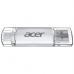 USB флеш накопичувач Acer 32GB UP300 Silver USB 3.2/Type-C (BL.9BWWA.588)