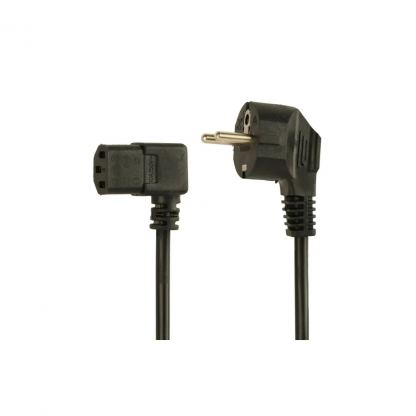 Кабель питания C13 1.8m 3x0.75mm2 90° corner Cablexpert (PC-186A-075-1.8M)