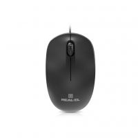 Мышка REAL-EL RM-206 USB Black (EL123200061)