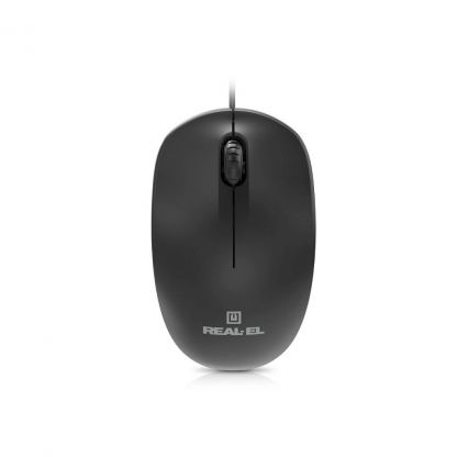 Мышка REAL-EL RM-206 USB Black (EL123200061)